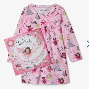 Books to bed  Sz 2 nightgown